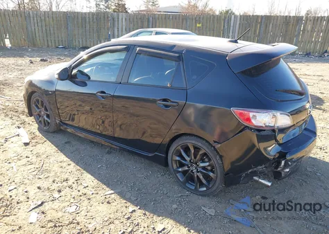 2013 Mazda Mazdaspeed3 Touring из США, поврежденный, VIN JM1BL1L46D1831300